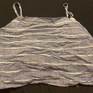 Crossed back crop top